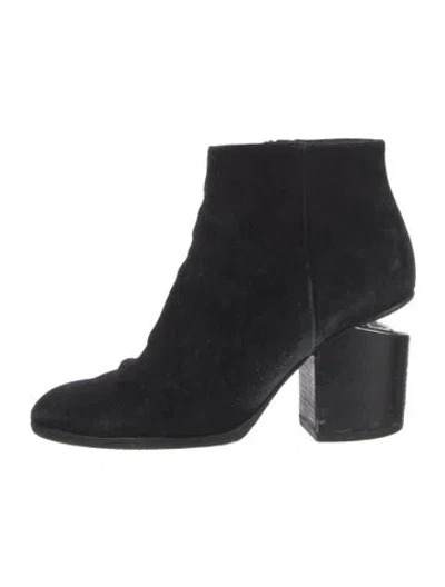 Pre-owned Alexander Wang Suede Boots In Black