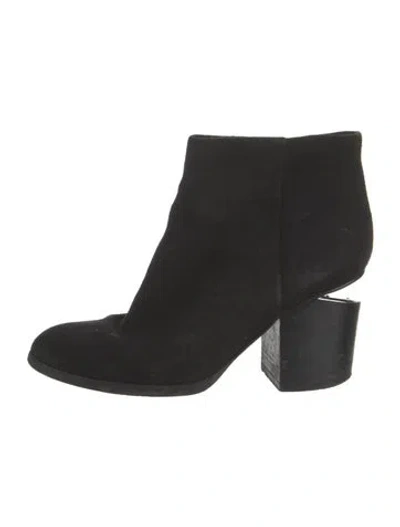 Pre-owned Alexander Wang Suede Boots In Black