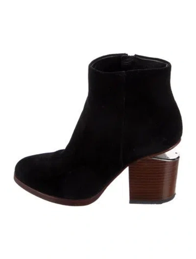 Pre-owned Alexander Wang Suede Boots In Black