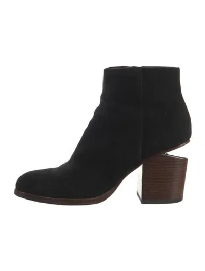Pre-owned Alexander Wang Suede Boots In Black