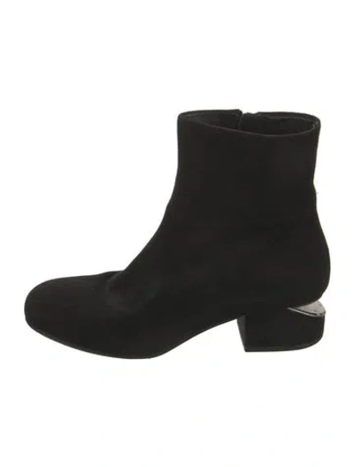 Pre-owned Alexander Wang Suede Boots In Black