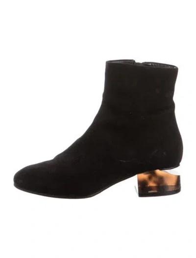 Pre-owned Alexander Wang Suede Boots In Black
