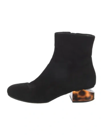 Pre-owned Alexander Wang Suede Boots In Black