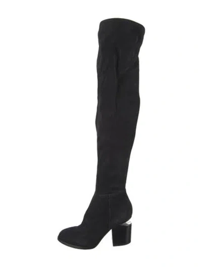 Pre-owned Alexander Wang Suede Boots In Black