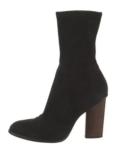 Pre-owned Alexander Wang Suede Boots In Black