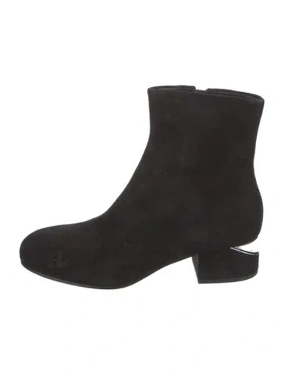 Pre-owned Alexander Wang Suede Boots In Black