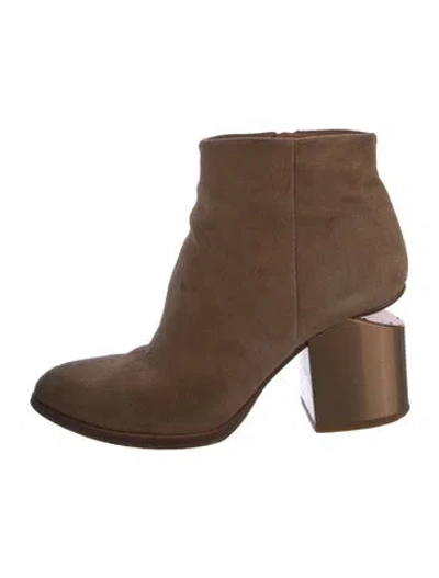 Pre-owned Alexander Wang Suede Boots In Brown