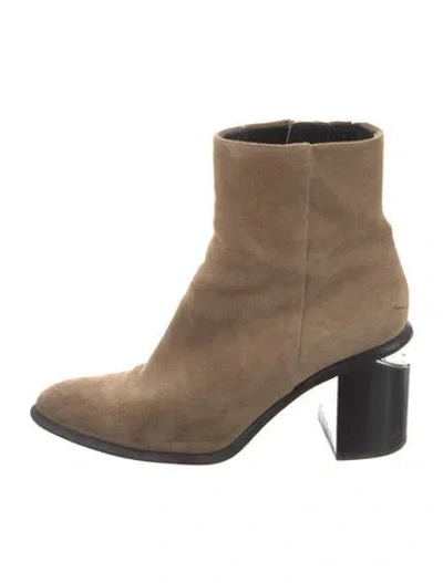 Pre-owned Alexander Wang Suede Boots In Brown