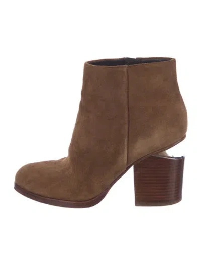 Pre-owned Alexander Wang Suede Boots In Brown