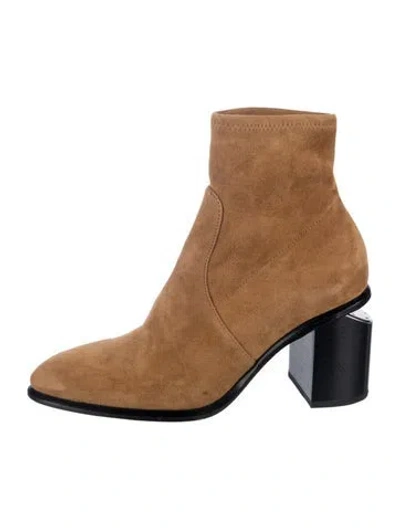 Pre-owned Alexander Wang Suede Boots In Brown