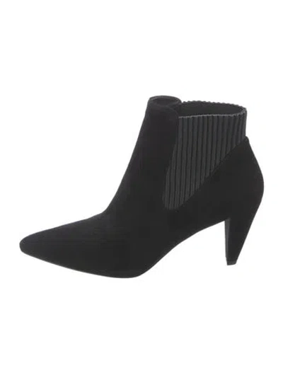 Pre-owned Alexander Wang Suede Chelsea Boots In Black