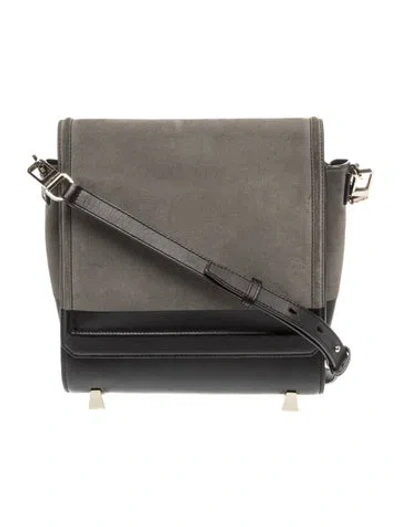 Pre-owned Alexander Wang Suede Crossbody Bag In Gray