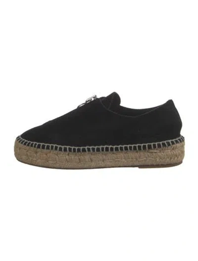 Pre-owned Alexander Wang Suede Espadrilles In Black