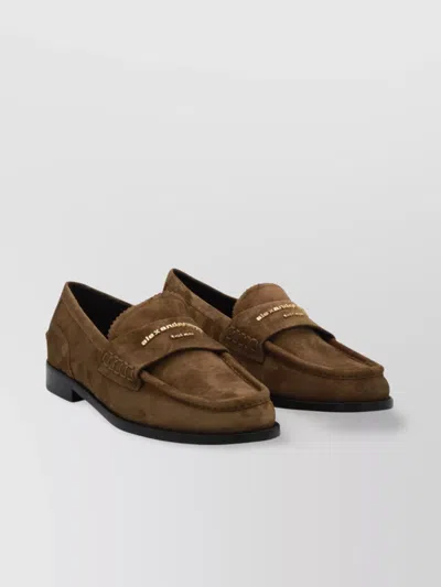 Alexander Wang Suede Finish Slip-on Loafers