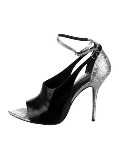 Pre-owned Alexander Wang Suede Patterned Pumps In Black