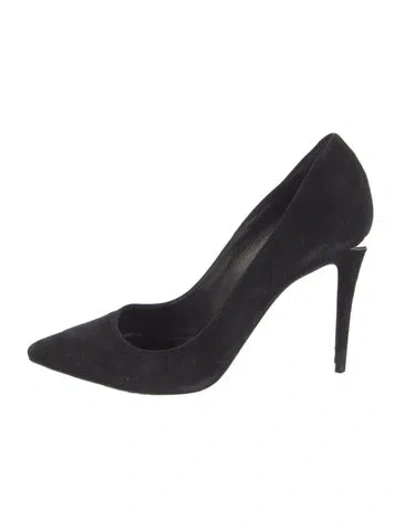 Pre-owned Alexander Wang Suede Pumps In Black