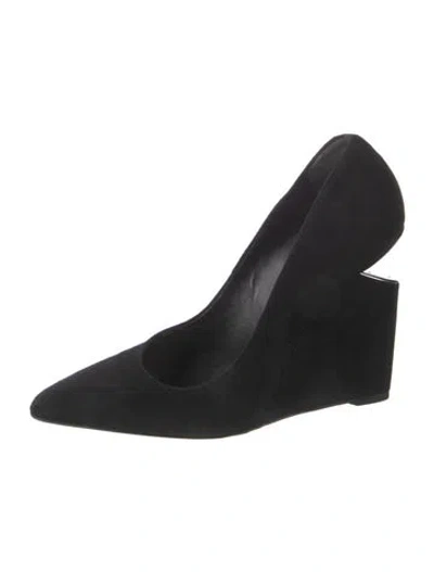 Pre-owned Alexander Wang Suede Pumps In Black