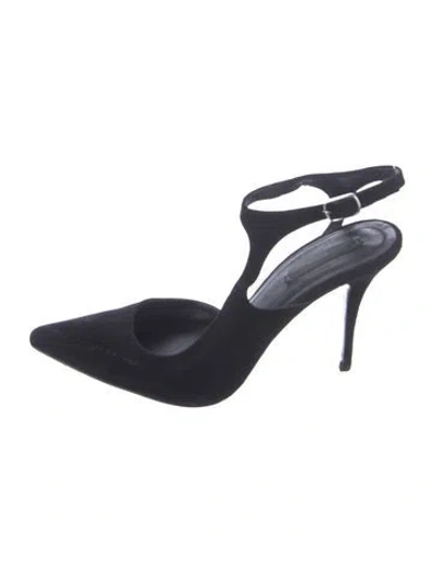Pre-owned Alexander Wang Suede Pumps In Black