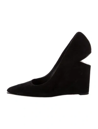 Pre-owned Alexander Wang Suede Pumps In Black
