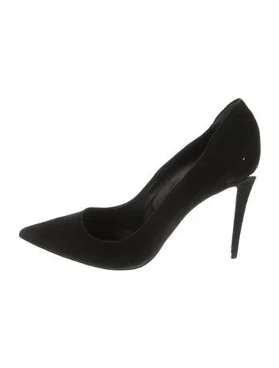 Pre-owned Alexander Wang Suede Pumps In Black