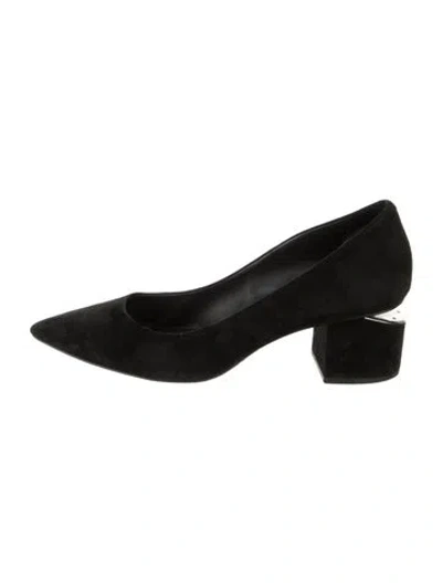 Pre-owned Alexander Wang Suede Pumps In Black
