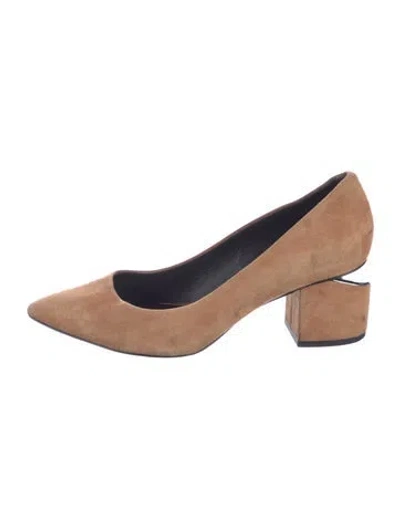 Pre-owned Alexander Wang Suede Pumps In Neutral