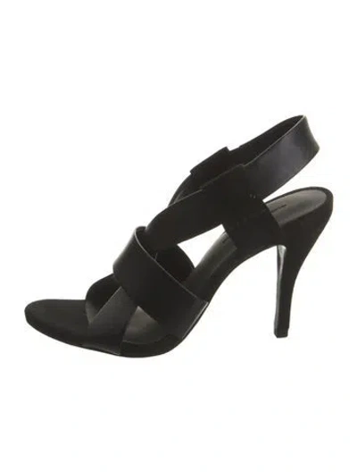 Pre-owned Alexander Wang Suede Sandals In Black