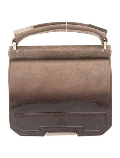 Pre-owned Alexander Wang Suede Top Handle Bag In Brown