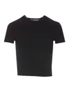 Alexander Wang Cotton-wool Cropped Sweater In Black