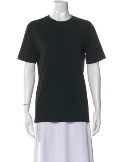Pre-owned Alexander Wang Supima Cotton Crew Neck T-shirt In Black