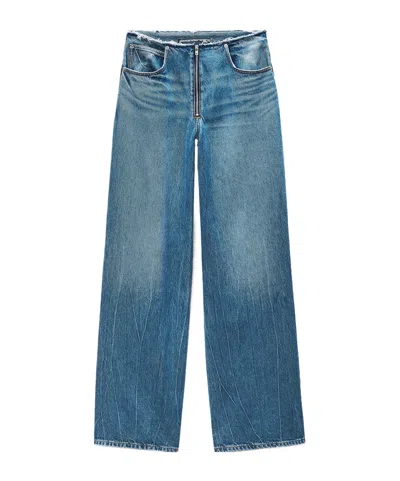 Alexander Wang Surge Wide-leg Jeans In Blue