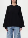 Alexander Wang Oversized Logo Sweatshirt In Black