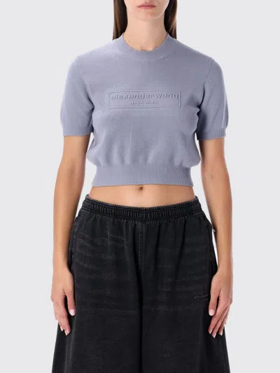 ALEXANDER WANG SWEATER ALEXANDER WANG WOMAN COLOR GREY,H51856020
