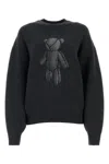 Alexander Wang Wool-blend Jumper In Charcoalmelange
