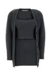 Alexander Wang Pre-styled Twinset Knitted Cardigan In Grey