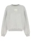 Alexander Wang Grey Cotton Sweatshirt In Gray