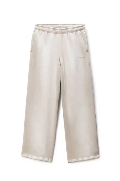 Alexander Wang Sweatpant Hotfix Terry Mid-rise Washed Khaki
