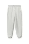 Alexander Wang Sweatpant In Dense Fleece In Vintage Heather Grey