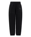 Alexander Wang Essential Terry Classic Sweatpant Puff Paint Logo Clothing In Black