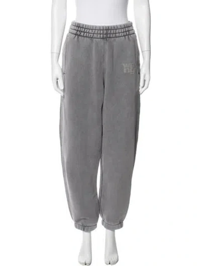 Pre-owned Alexander Wang Sweatpants In Gray