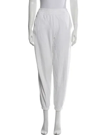 Pre-owned Alexander Wang Sweatpants In White