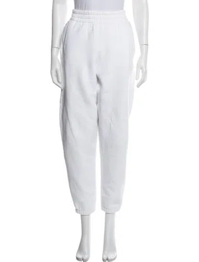 Pre-owned Alexander Wang Sweatpants In White