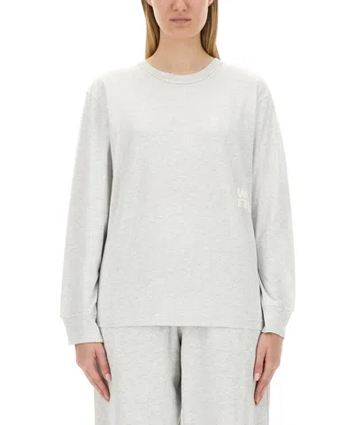 Alexander Wang Sweatshirt In Gray