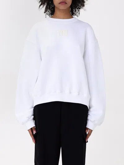 ALEXANDER WANG SWEATSHIRT ALEXANDER WANG WOMAN COLOR WHITE,G45014001