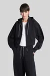 Alexander Wang Sweatshirt In Black Cotton In Black