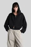 Alexander Wang Sweatshirt In Black Cotton In Black