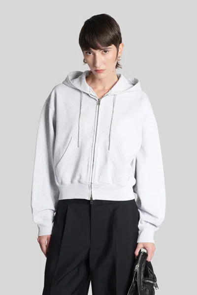 Alexander Wang Sweatshirt In Grey Cotton In Gray