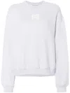 Alexander Wang Essential Logo Cotton Jersey Sweatshirt