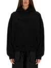 Alexander Wang Women Sweatshirt With Embossed Logo In Black
