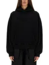 Alexander Wang Women Sweatshirt With Embossed Logo In Black